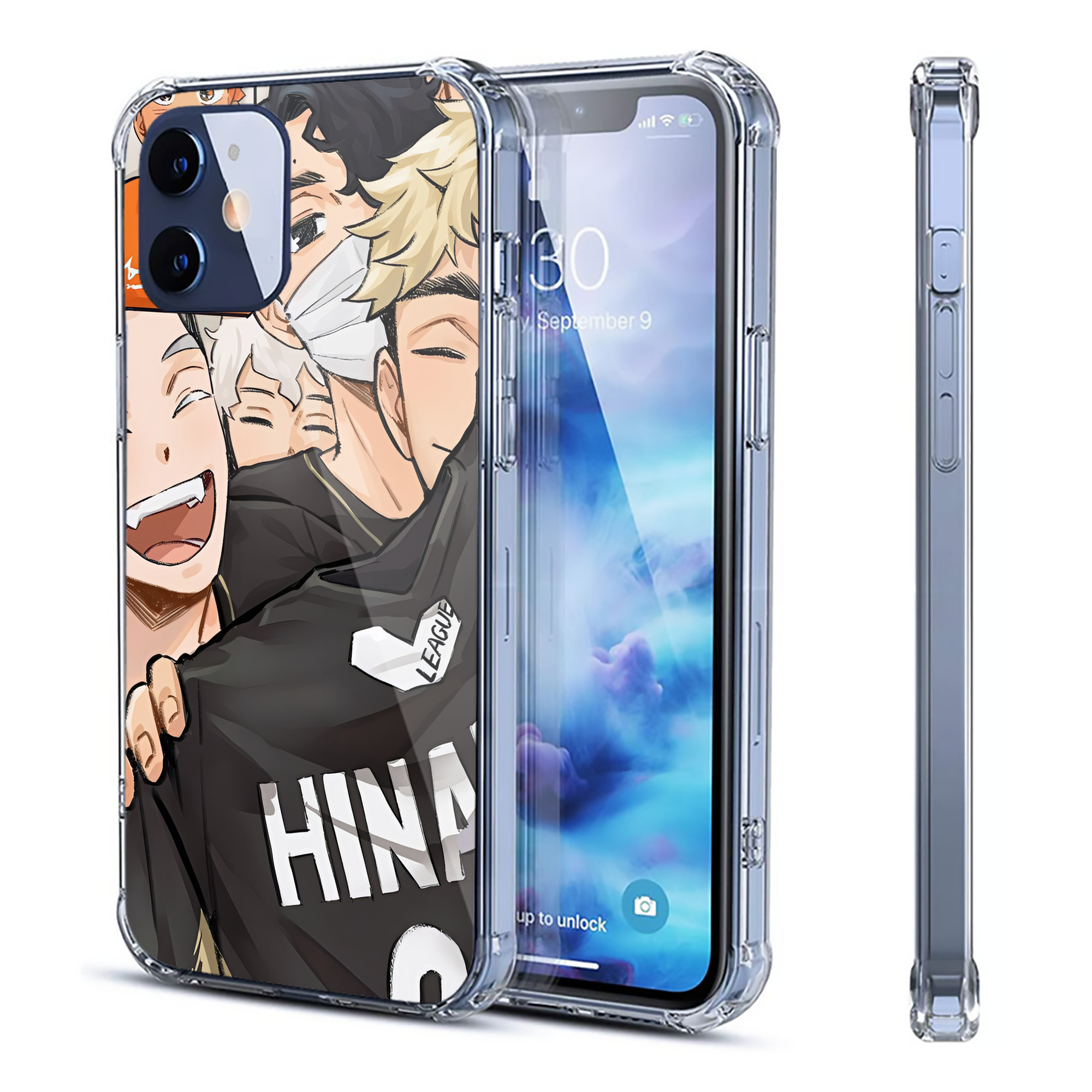 （画像用） ハイキュー!! Haikyu!! 【iPhone 12シリーズ対応】透明スマホケース（クリアソフトケース）